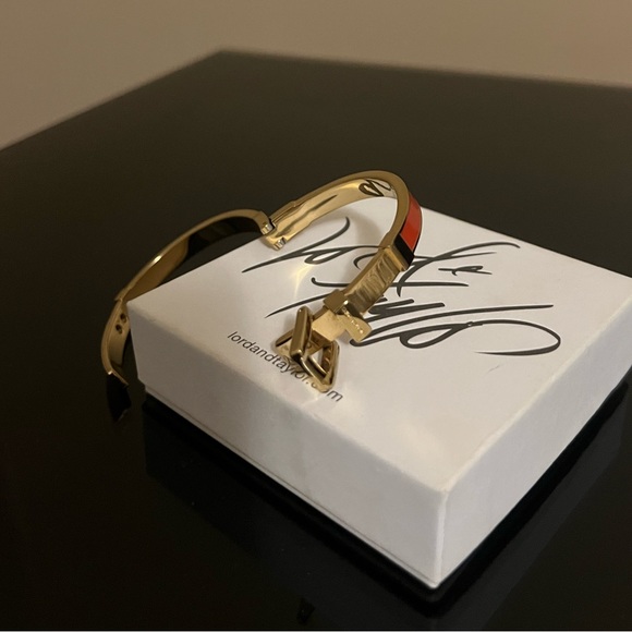 Michael Kors Gold and Orange Buckle Bracelet - Picture 3 of 3